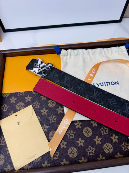 LV Monogram Eclipse Multicolor Buckle 40mm Reversible Belt