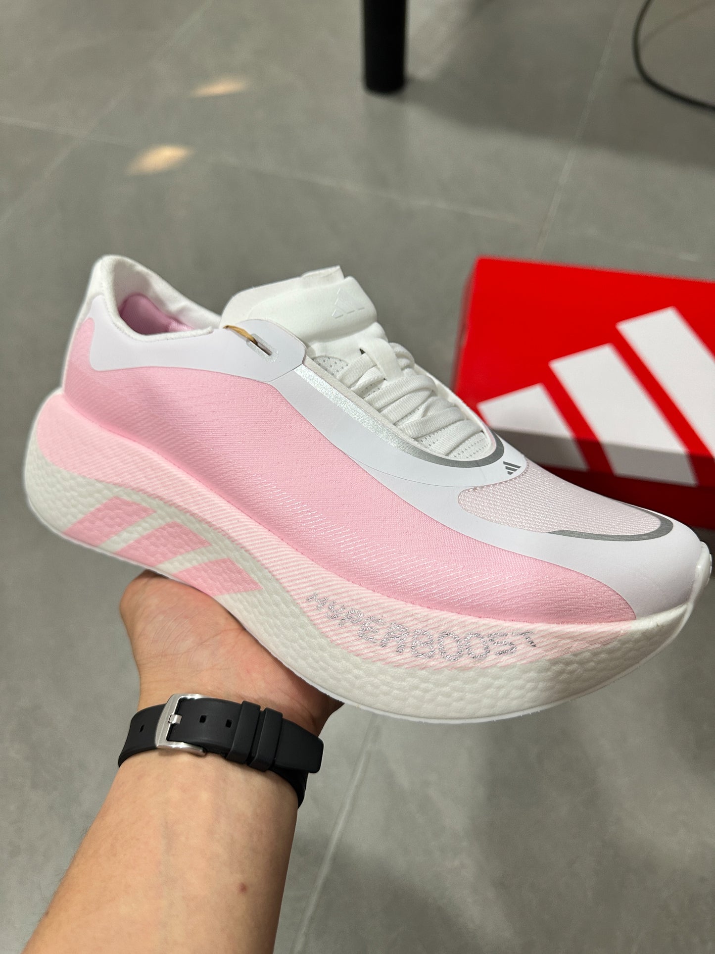 Adidas Hyperboost Edge 'Pink/White