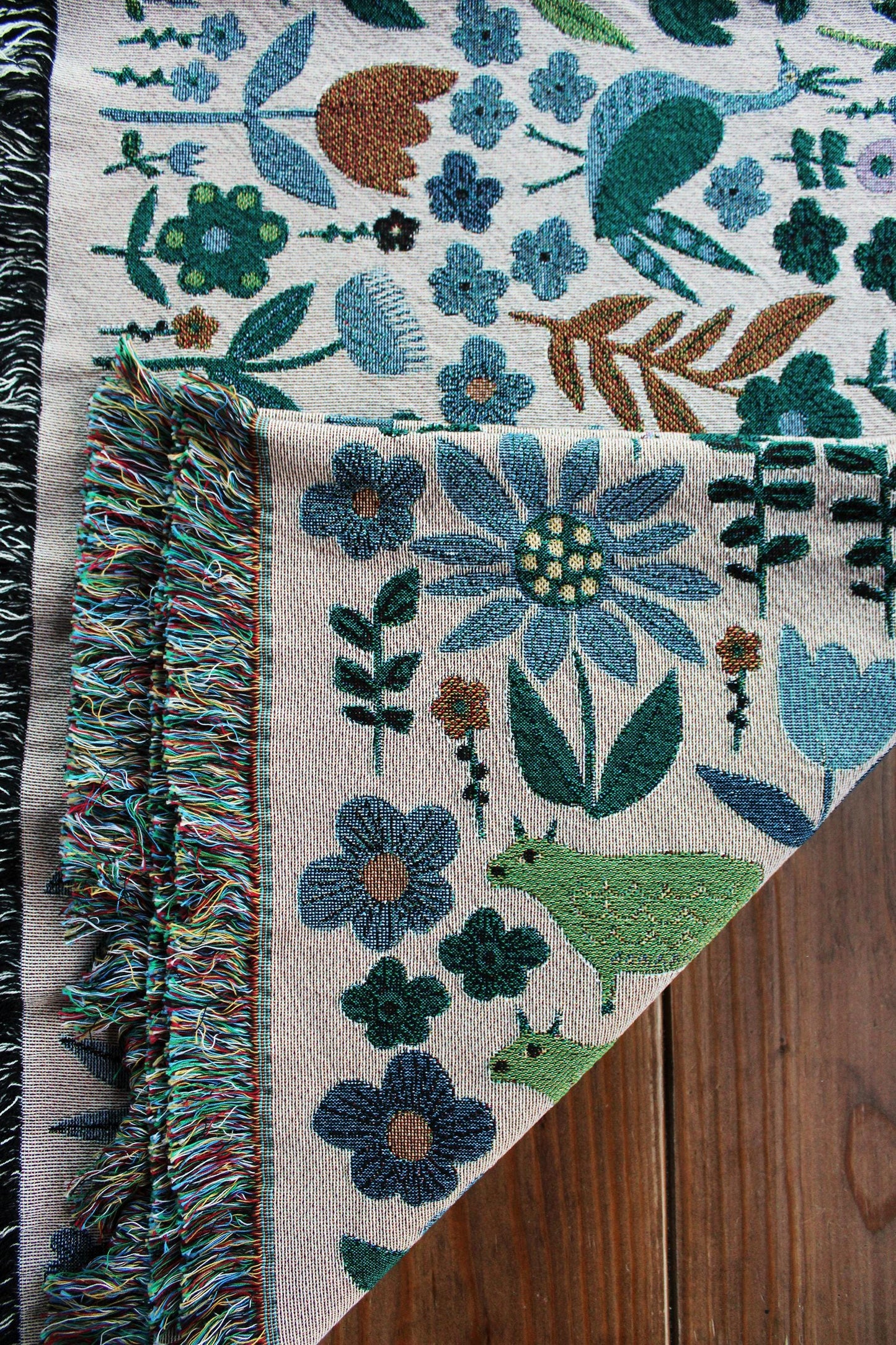 Folklore Throw Blanket Tapestry