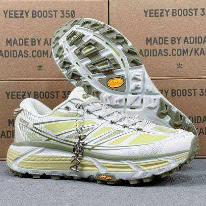 HOKA Mafate Speed 2 Silver Gray | Fluorescent yellow