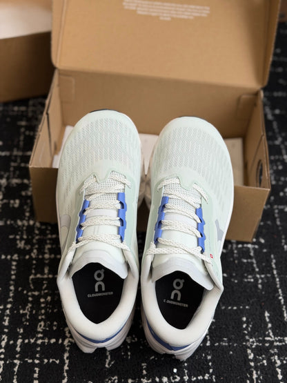 On Cloudmonster 3 Mint Blue Cushioned Road Running Sneakers
