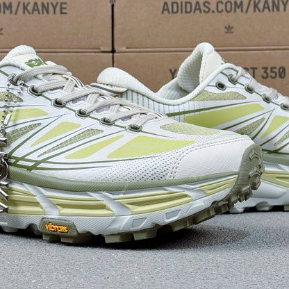 HOKA Mafate Speed 2 Silver Gray | Fluorescent yellow