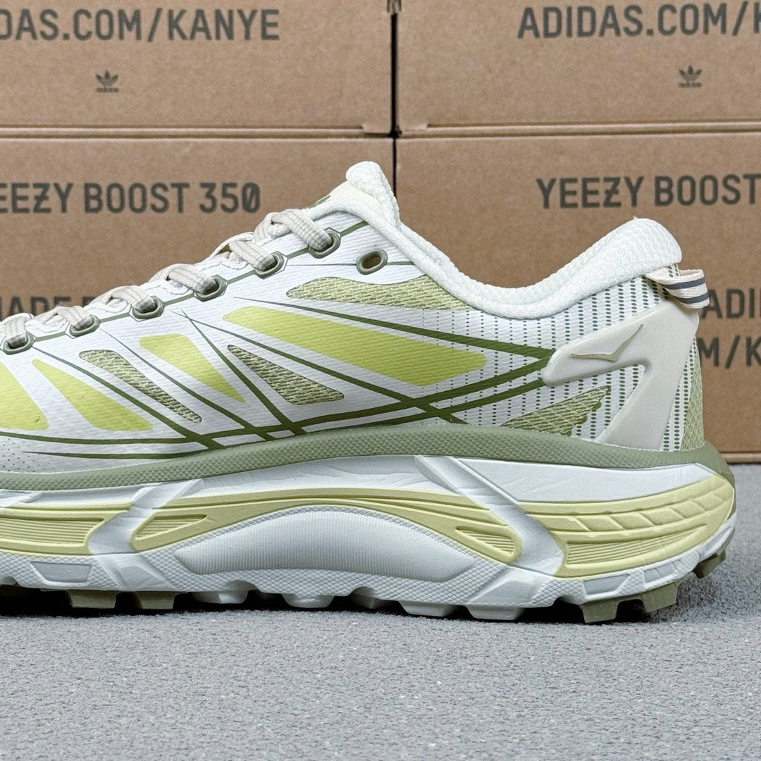 HOKA Mafate Speed 2 Silver Gray | Fluorescent yellow