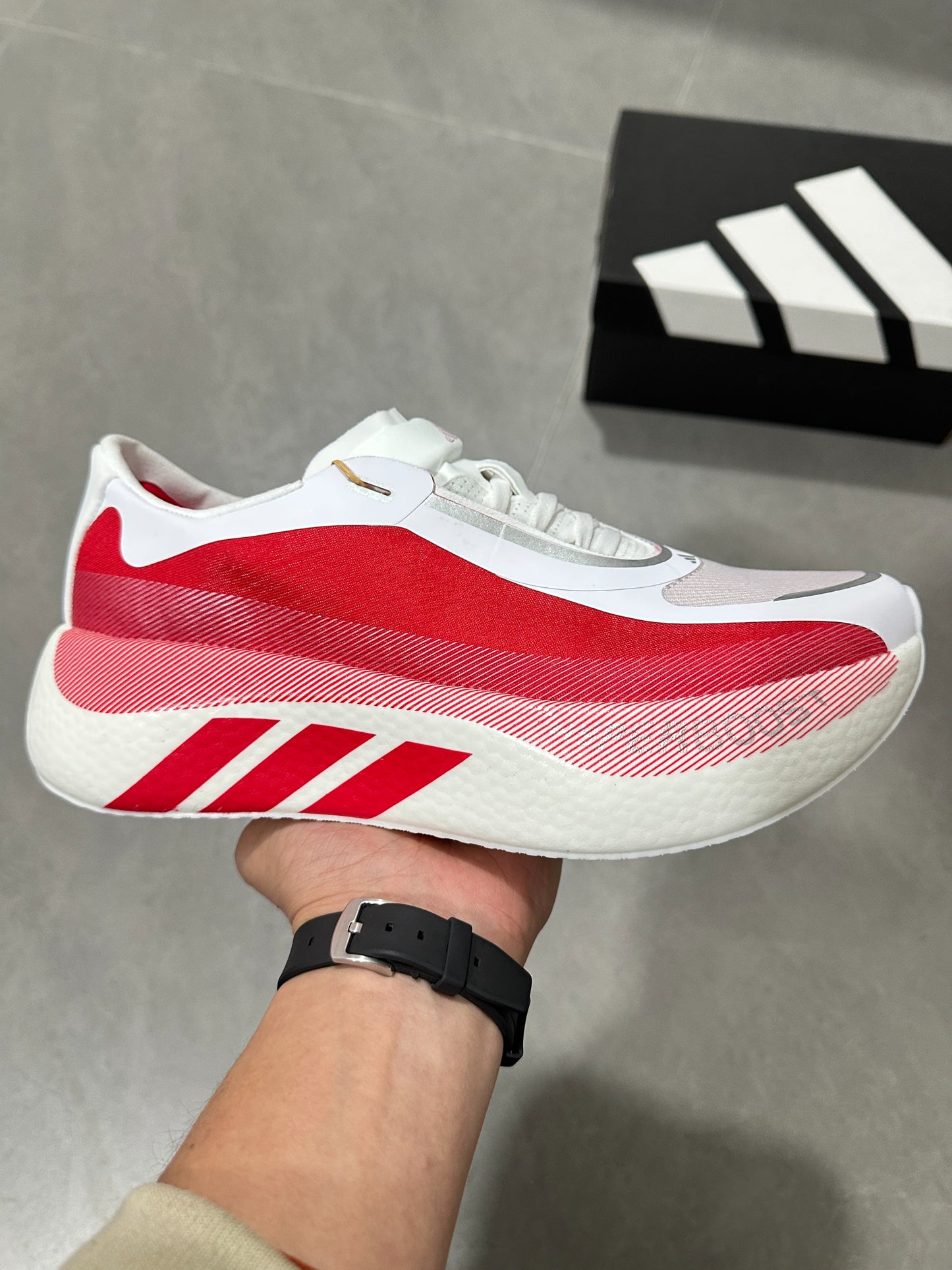 Adidas Hyperboost Edge (Red / White colorway)
