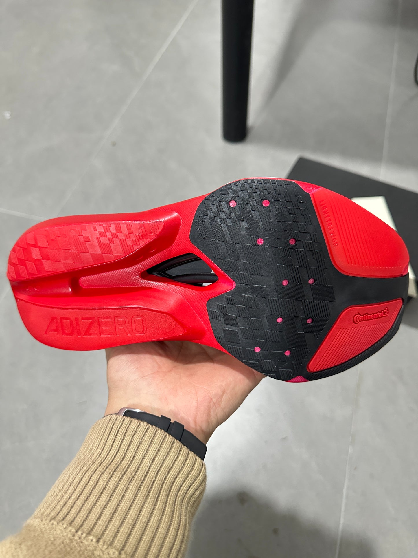 Adidas ADIZERO ADIOS PRO 4 (Red / Black colorway)