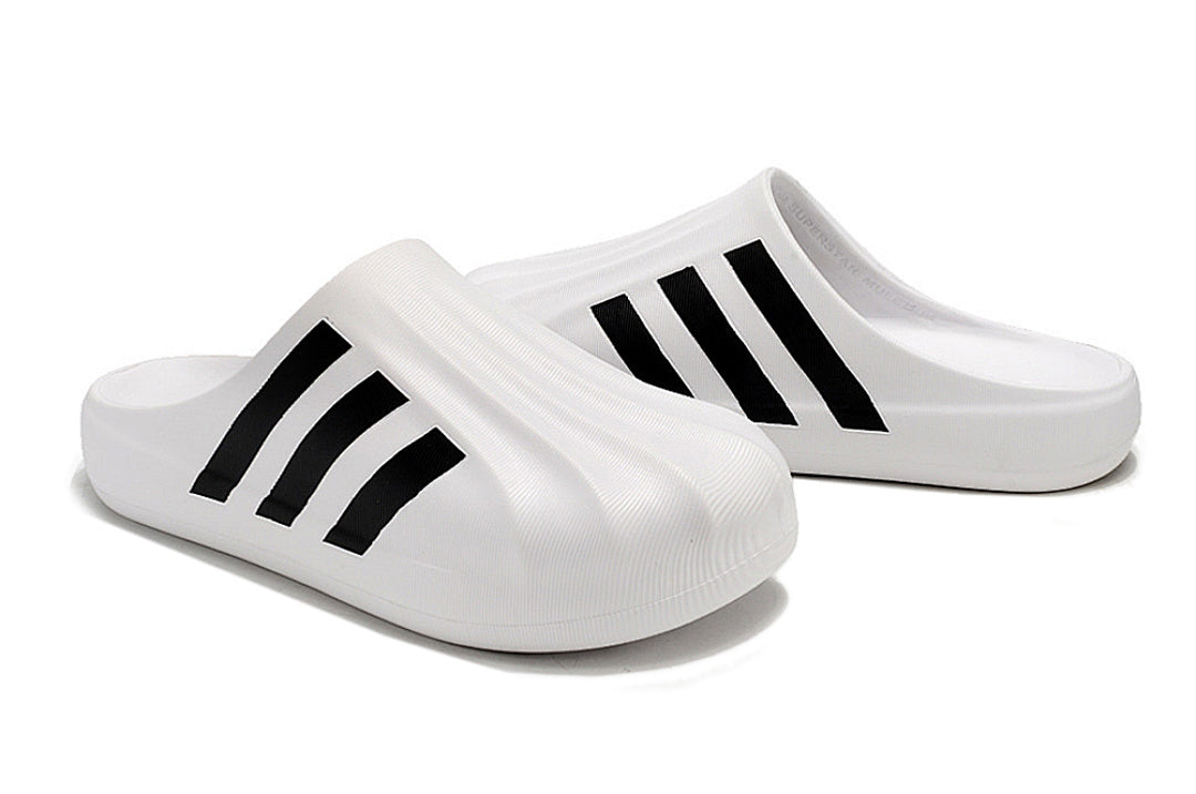 Adidas Originals AdiFOM Superstar Mule "Core White/Black" Slip-On Sandals