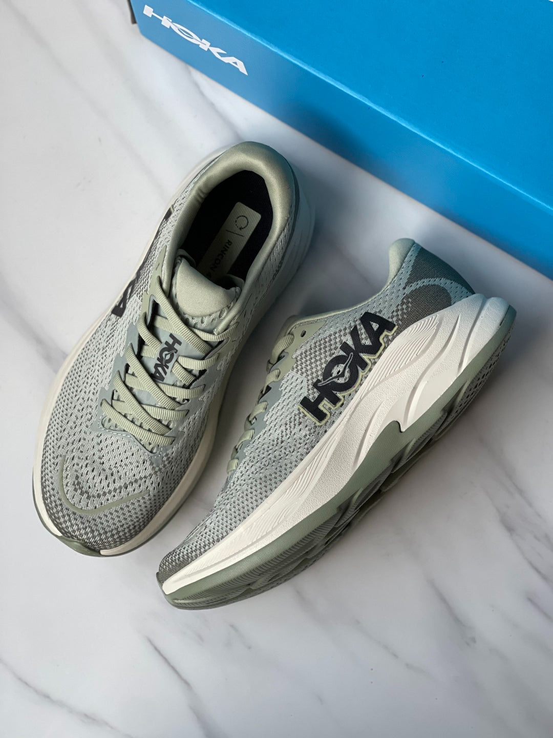 Hoka Rincon 4 Running Shoe Moss Green | Eucalyptus