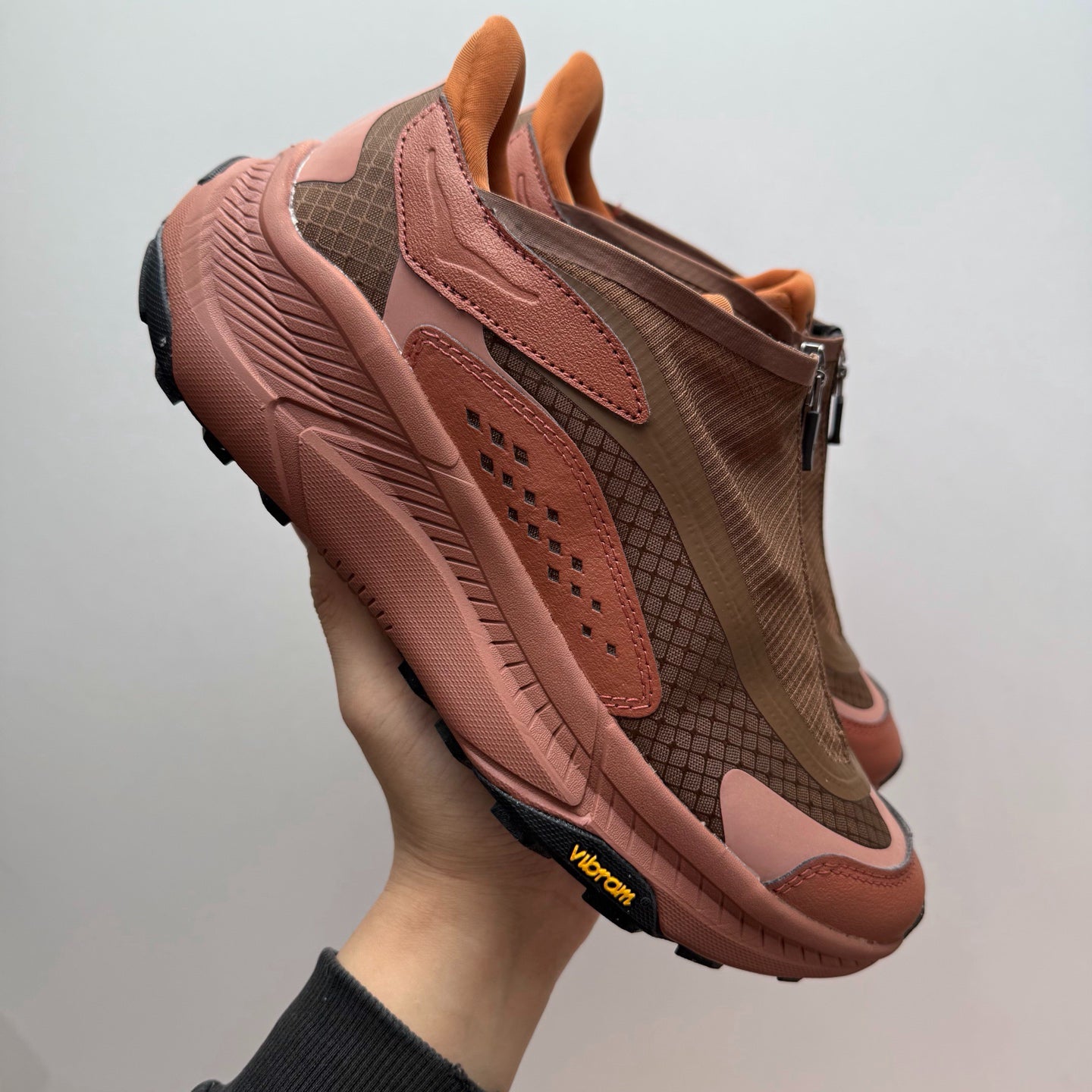 HOKA Zip-Up Transport Sneakers, Vibram Outsole