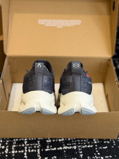 LOEWE x On Cloudtilt Heather Gray Knit Casual Jogging Sneakers
