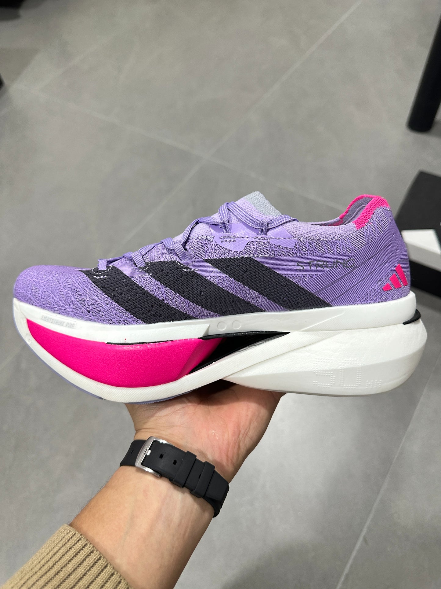 Adidas Adizero Prime X3 Strung Shoes Purple