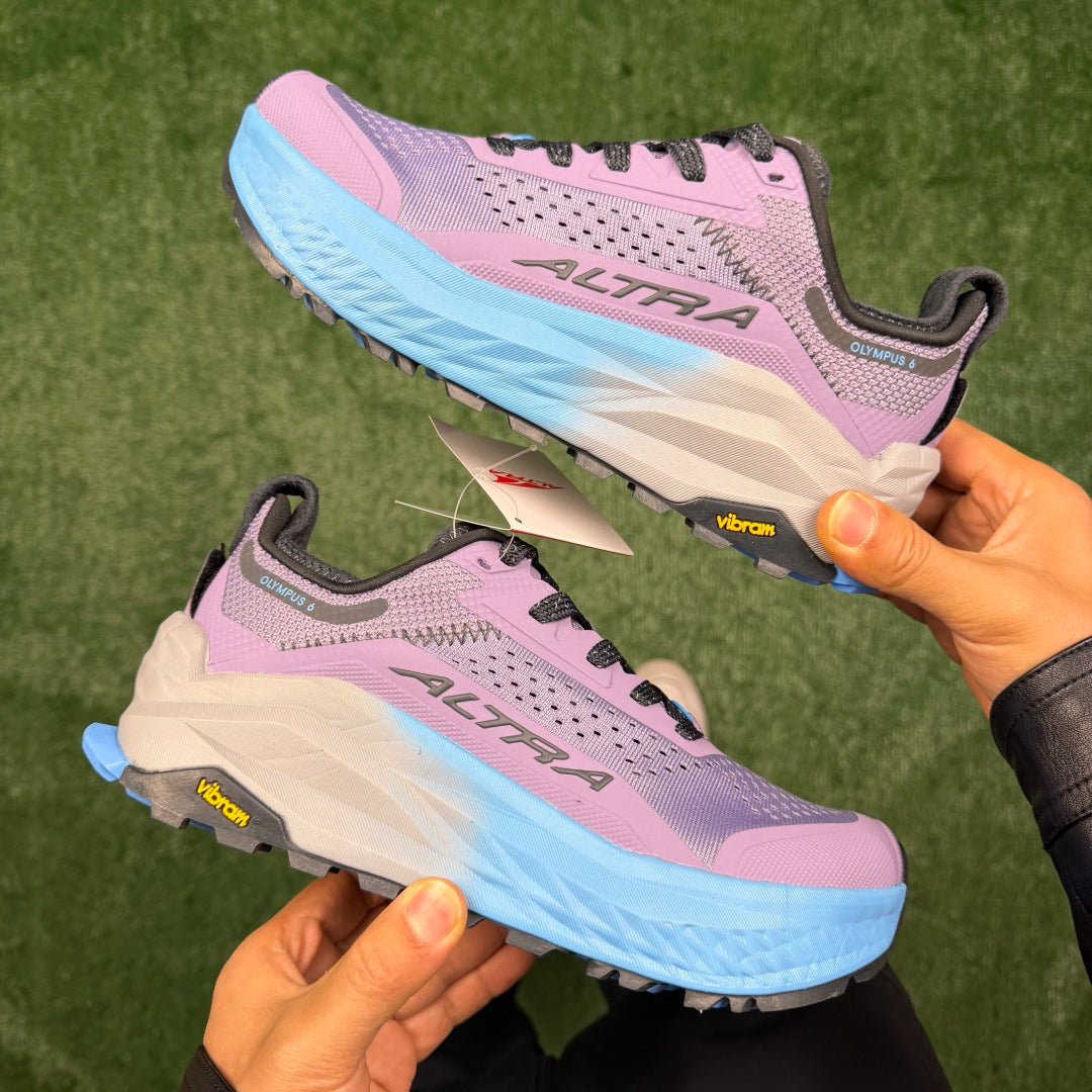 Altra Olympus 6 Purple Blue Zero Drop Breathable Trail Running Sneakers