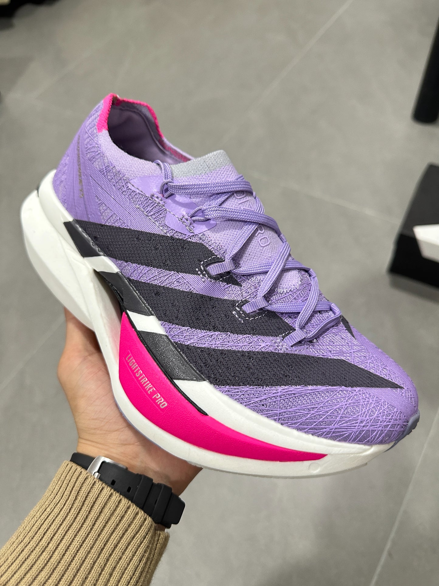 Adidas Adizero Prime X3 Strung Shoes Purple