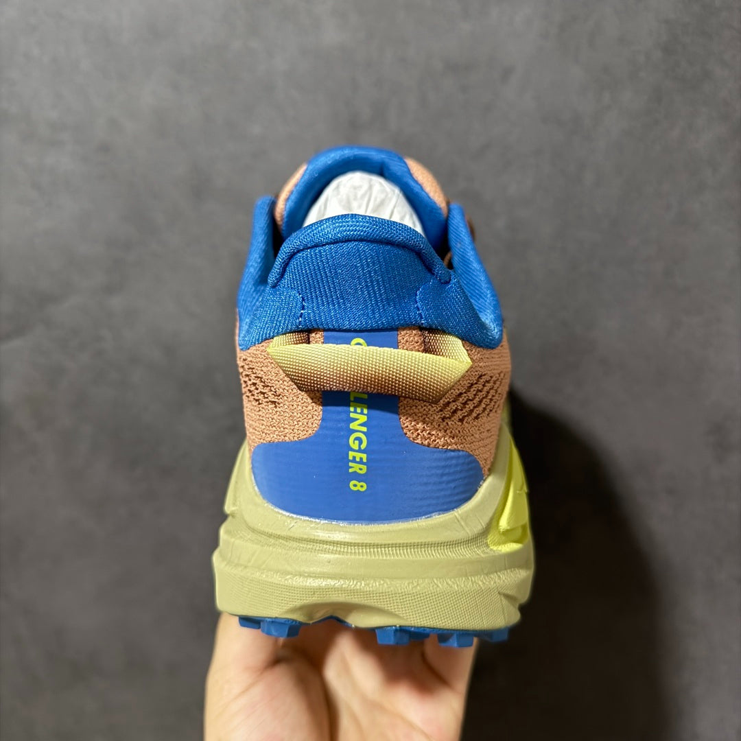 HOKA Challenger 8 All-Terrain Sneakers - Peach Brown