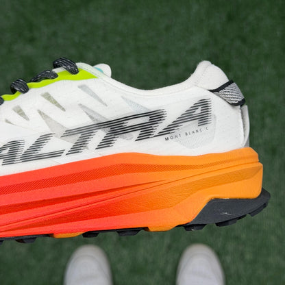 Altra Mont Blanc White Orange Gradient Men Women Lightweight Trail Shoes