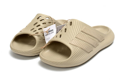 Adidas Purechill Beige Open-Toe Recovery Slides IF6767
