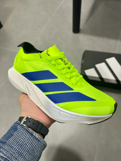 Adidas Adizero Pro (Solar Lime / Royal Blue colorway)
