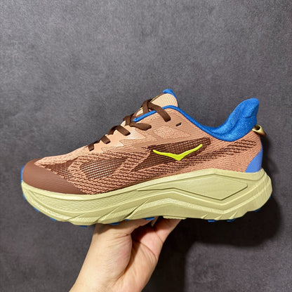 HOKA Challenger 8 All-Terrain Sneakers - Peach Brown