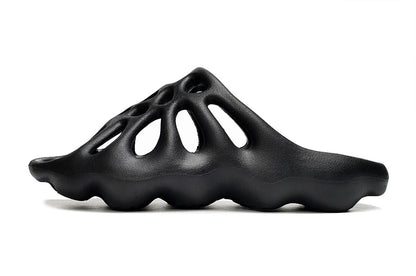 Adidas Yeezy 450 Slide "Onyx" Black Slip-On Sandals HQ5989