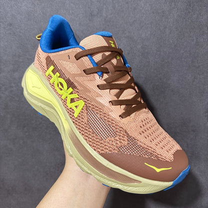 HOKA Challenger 8 All-Terrain Sneakers - Peach Brown