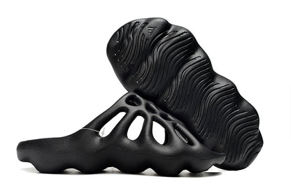 Adidas Yeezy 450 Slide "Onyx" Black Slip-On Sandals HQ5989