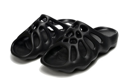 Adidas Yeezy 450 Slide "Onyx" Black Slip-On Sandals HQ5989