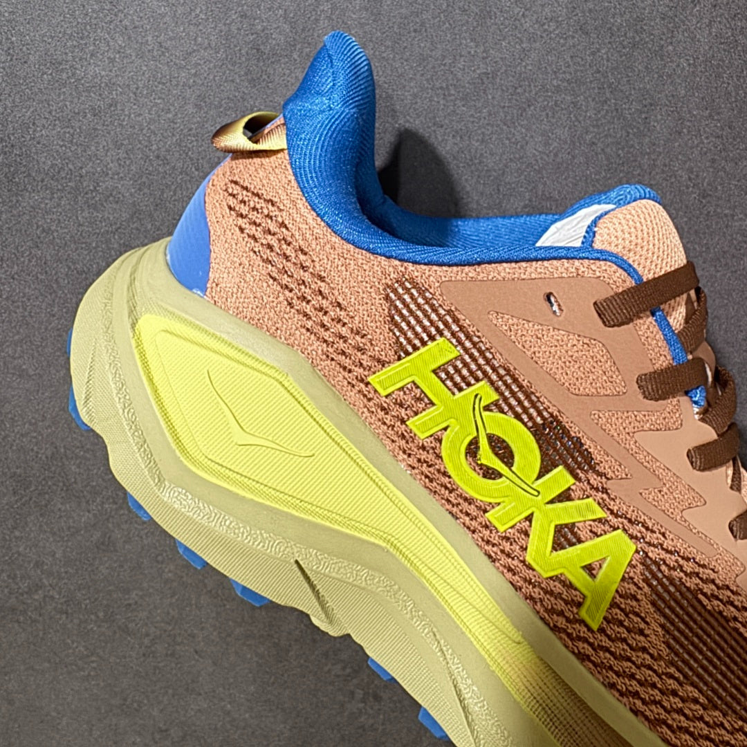 HOKA Challenger 8 All-Terrain Sneakers - Peach Brown