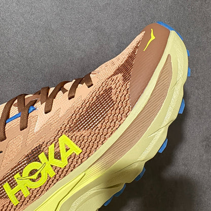 HOKA Challenger 8 All-Terrain Sneakers - Peach Brown