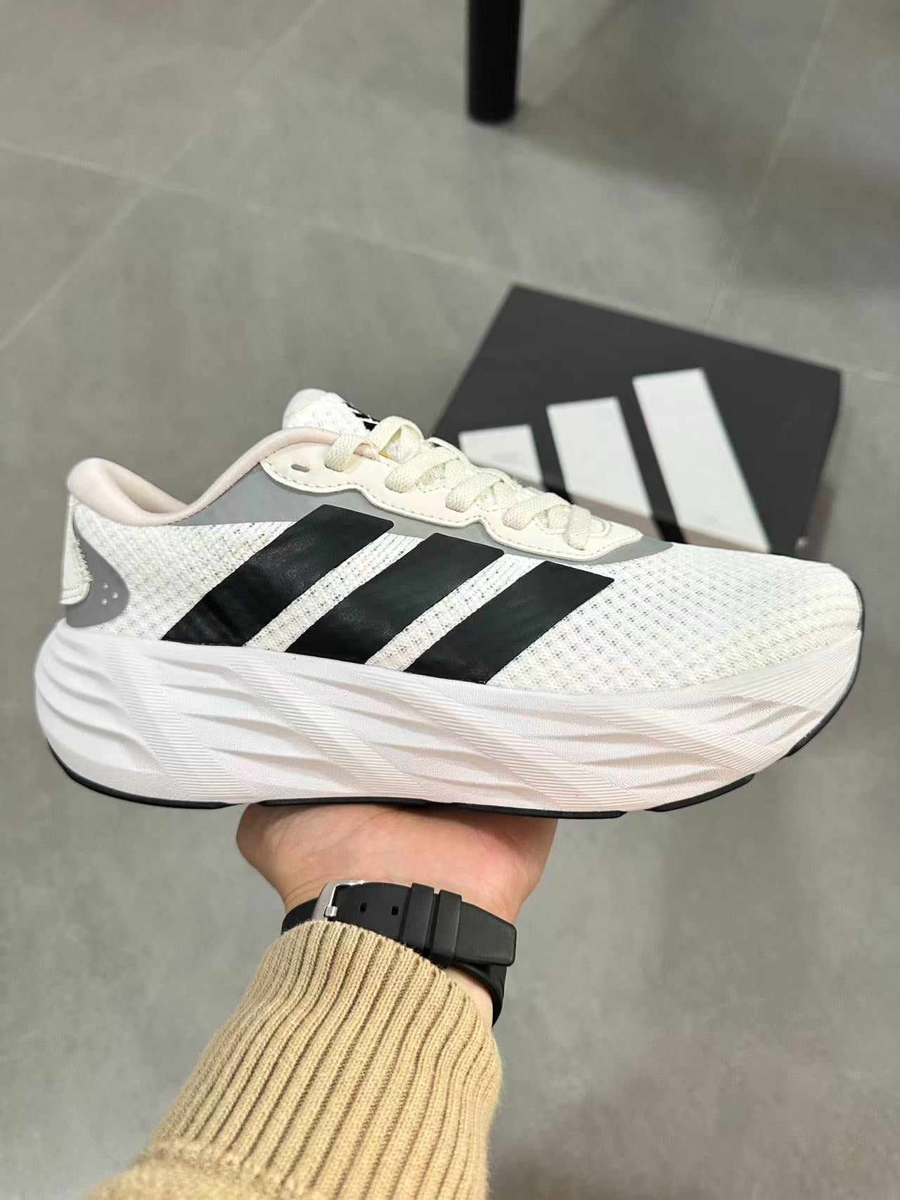 Adidas Adistar 3 Running Shoes White | Black