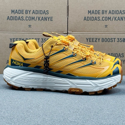 Hoka Mafate Three2 Yellow | Dark blue