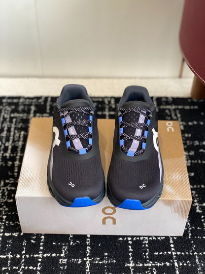 Cloudmonster Black Purple Blue Cushioned Running Shoes Unisex Monster Chunky Sole Athletic Trainers