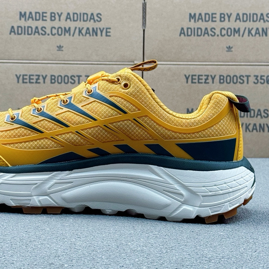 Hoka Mafate Three2 Yellow | Dark blue