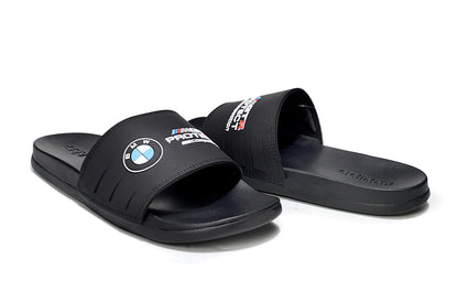 Adidas x BMW M GT3 Adilette Slides All Black Custom-Edition