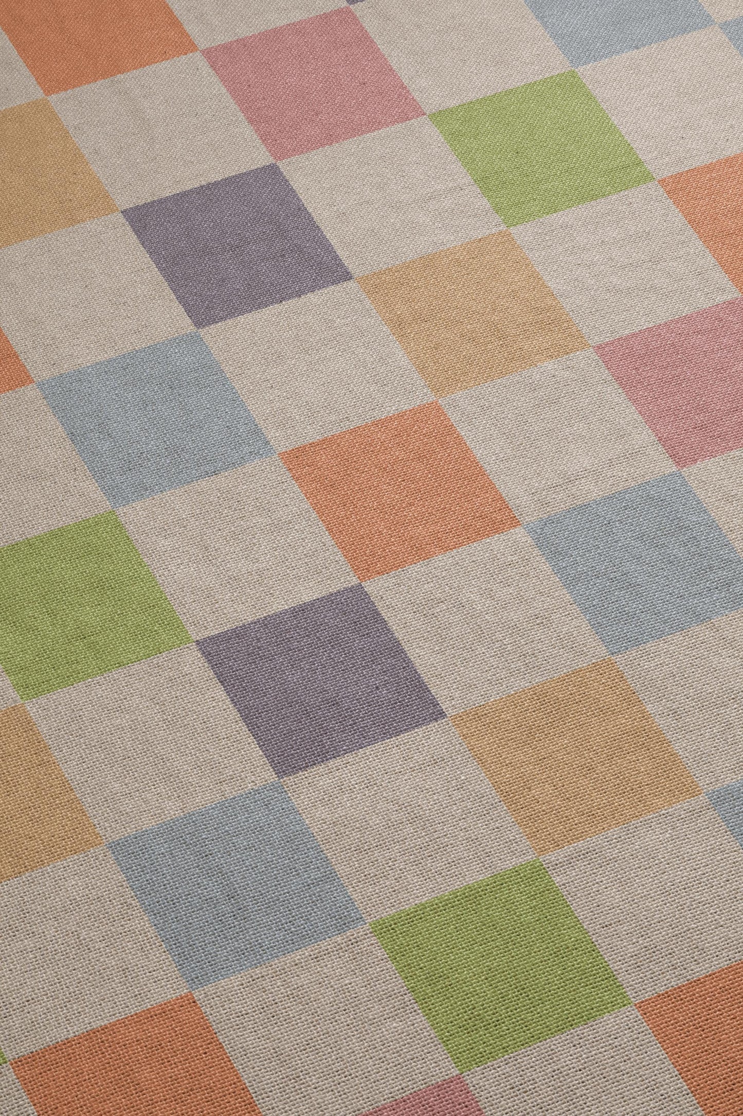 Cotton Woven Blanket, Rainbow Checkered, Modern Bed Throw, Retro Cozy Sofa Blanket, Boho Nursery Decor, Baby Shower Gift