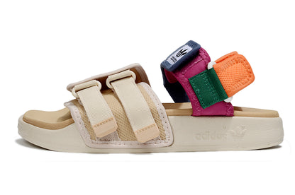 Adidas Originals Adilette 4-Strap Sandals Beige Multi-Color GZ8828