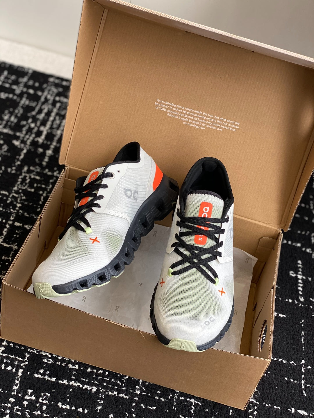 Cloud X 3 Cross Training Sneakers White Black Orange Lime Breathable Mesh Sport Shoes Unisex