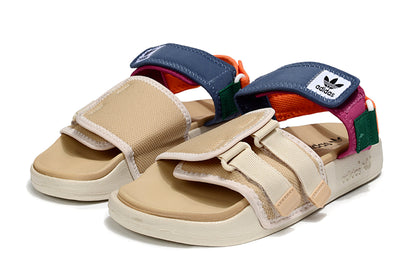 Adidas Originals Adilette 4-Strap Sandals Beige Multi-Color GZ8828