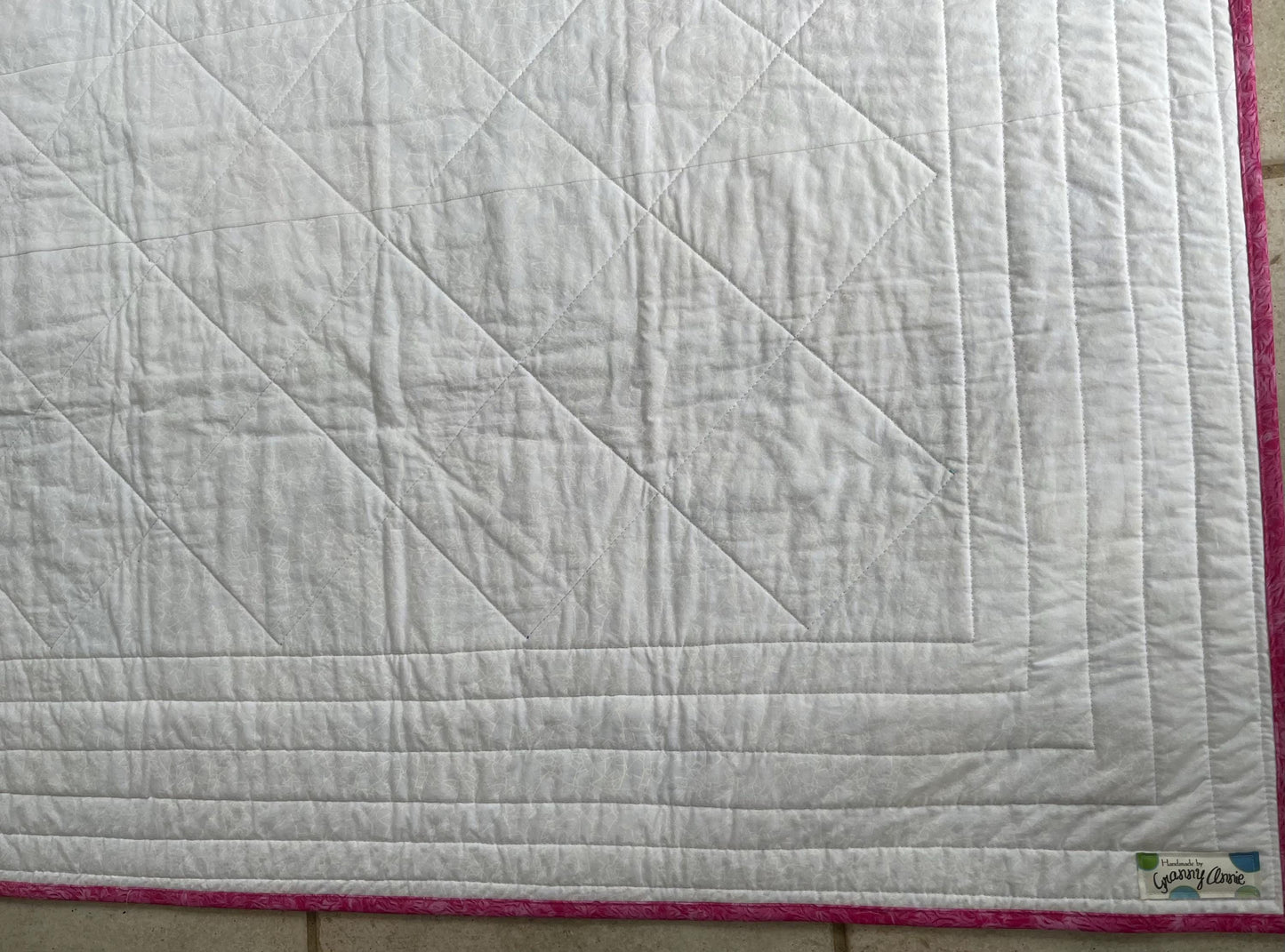 Baby quilt, handmade, wall hanging