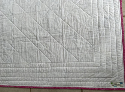 Baby quilt, handmade, wall hanging