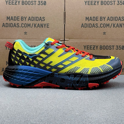 Hoka Speedgoat 2 Bright Yellow | Fluorescent Blue