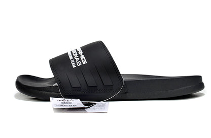 Adidas x Mercedes AMG Petronas F1 Adilette Slides All Black Custom-Edition