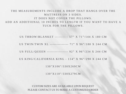 Ochre waffle linen coverlet Softened linen Heavy weight Twin Full Double Queen King California King, Custom size bed cover