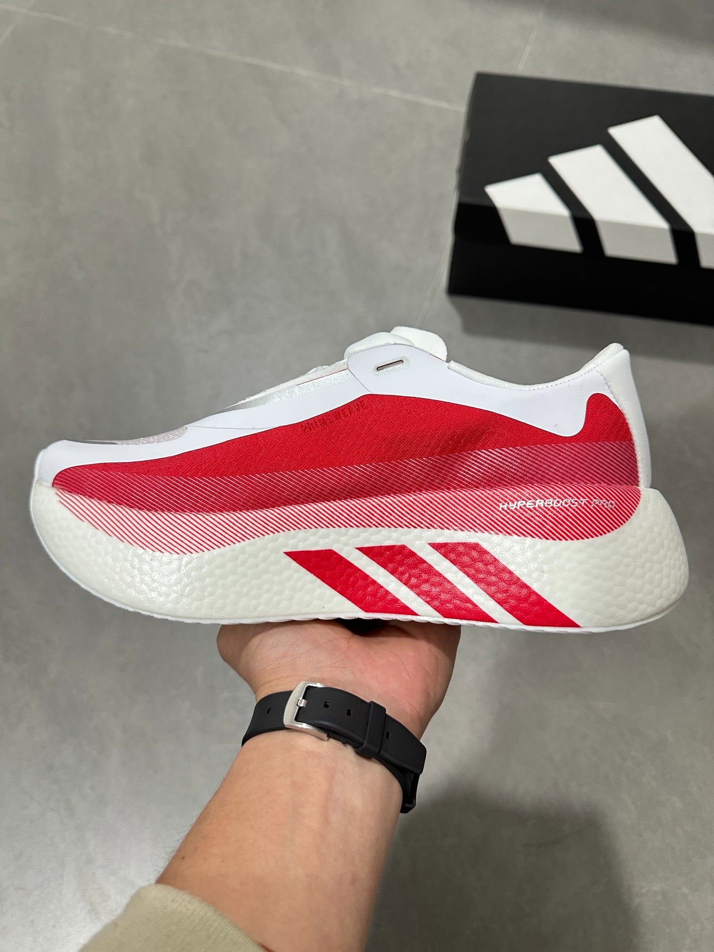 Adidas HYPERBOOST EDGE Running Shoes White | Red