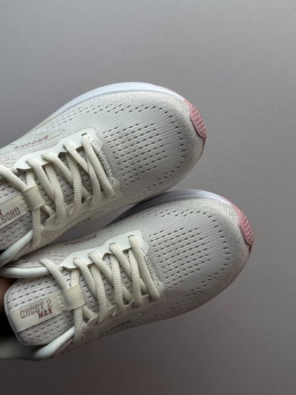 Brooks Women's Ghost Max 2 Running Shoes (Coconut Milk/Winter Sky)