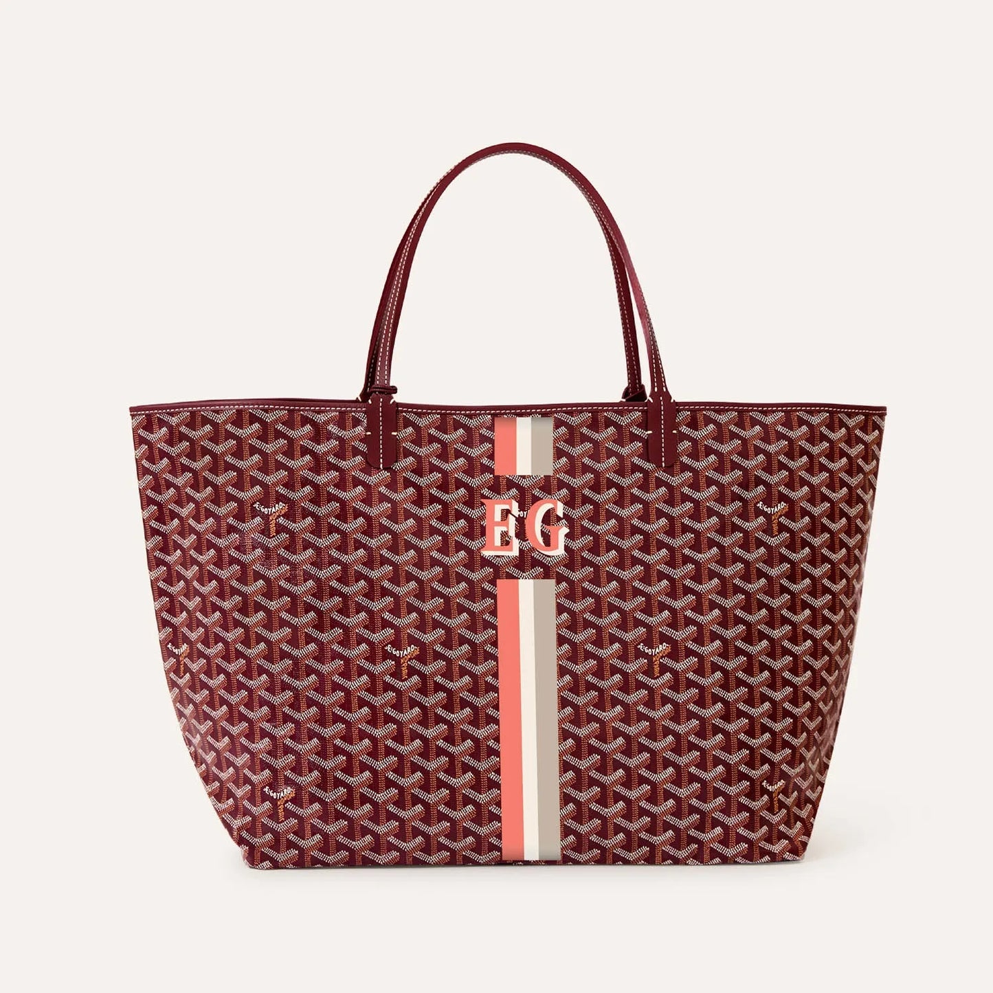 Goyard Saint Louis GM bag Stripes and Initials