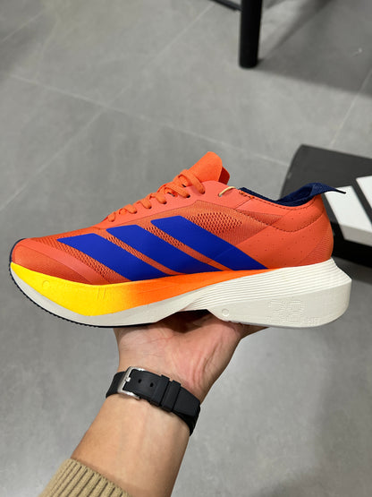 Adidas Duramo Speed (Impact Orange / Lucid Blue / Yellow Gradient colorway)
