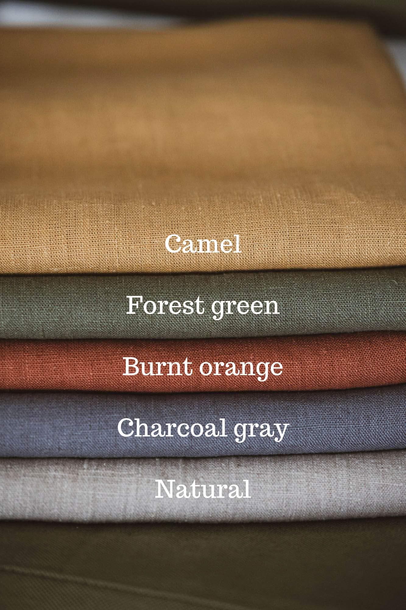Natural Linen Throw Blanket, Handmade Cozy Linen Blanket, Forest Green Sofa Cover, Heavyweight Linen Bed Throw, Natural Linen Home Decor.