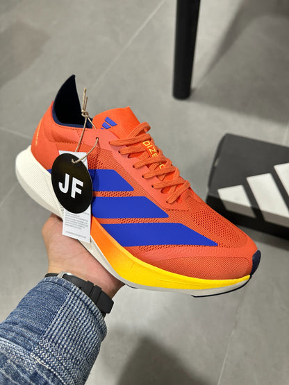 Adidas Duramo Speed (Impact Orange / Lucid Blue / Yellow Gradient colorway)