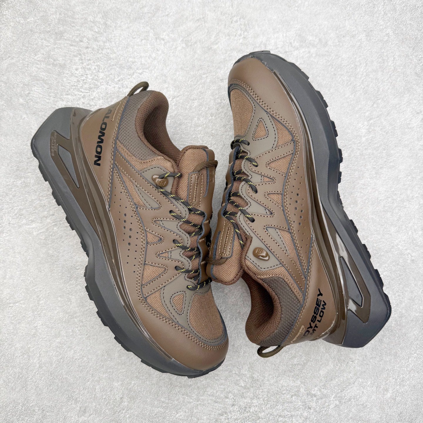 Salomon Odyssey Elmt Low Brown Black Men Women Casual Hiking Shoes