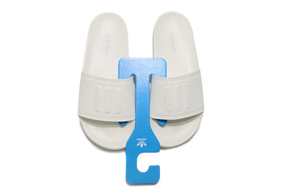 Adidas Originals Adilette Off-White Monochromatic 3-Stripes Slide Sandals IF5718