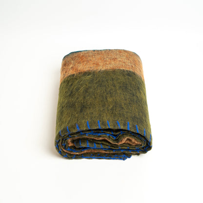 Extra Soft Throw Blanket/ Yak wool Blanket/ Lap Blanket/ Couch Blanket/ Handmade Luxury wool blanket/ BOHO / Machine Washable 46" x 90"